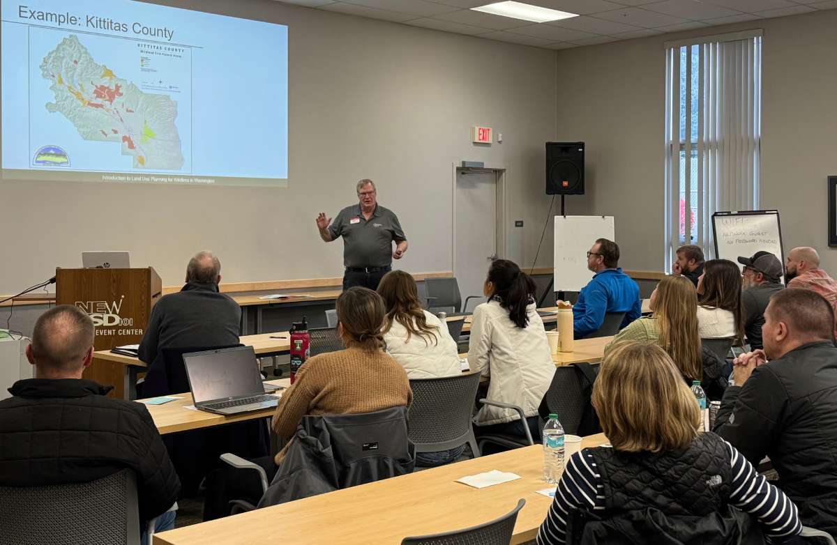 Image of a class taking place in Washington